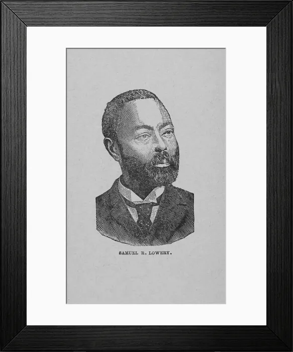 Framed Print : Samuel R. Lowery; [Silk culturist], 1897. Creator: Unknown