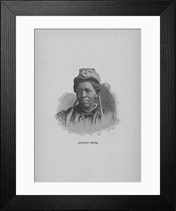 Framed Print : Amanda Smith, 1897. Creator: Unknown Framed Print : Amanda Smith, 1897. Creator: Unknown