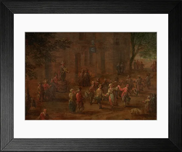 Framed Print : La kermesse, between 1660 and 1700. Creator: Mathys Schoevaerdts Framed Print : La kermesse, between 1660 and 1700. Creator: Mathys Schoevaerdts