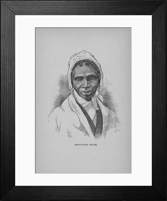 Framed Print : Sojourner Truth, 1897. Creator: Unknown