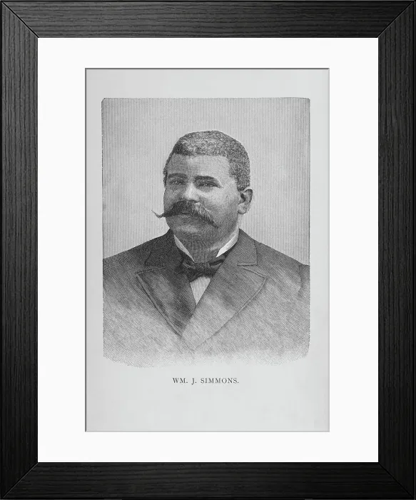Framed Print : Wm. J. Simmons, 1887. Creator: Unknown Framed Print : Wm. J. Simmons, 1887. Creator: Unknown
