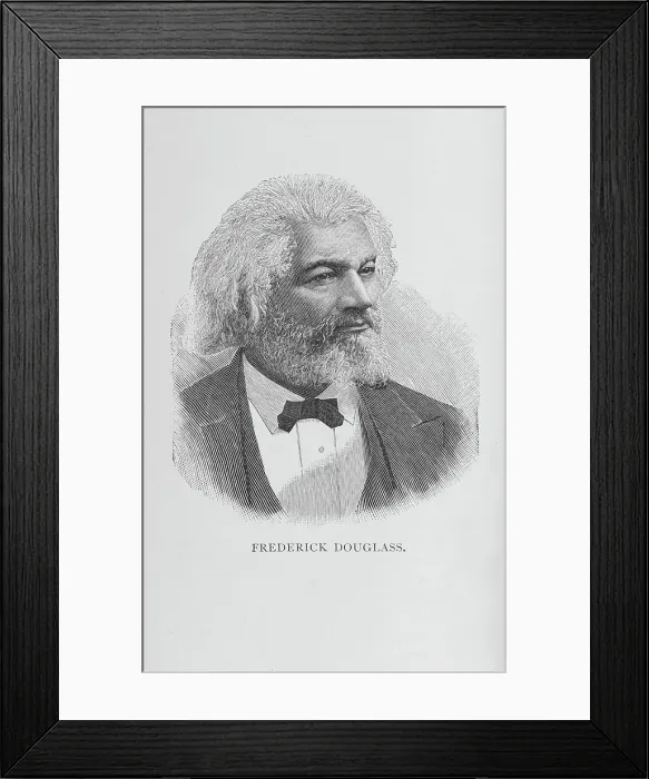 Framed Print : Frederick Douglass, 1887. Creator: Unknown Framed Print : Frederick Douglass, 1887. Creator: Unknown