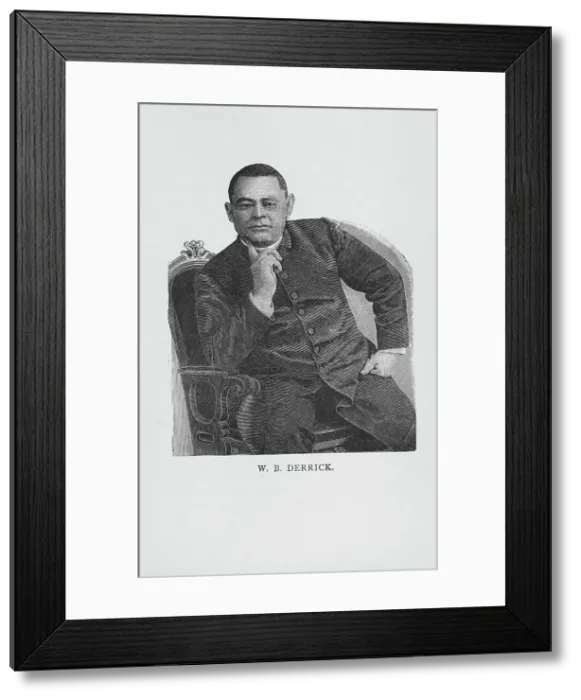 Framed Print : W. B. Derrick, 1887. Creator: Unknown Framed Print : W. B. Derrick, 1887. Creator: Unknown
