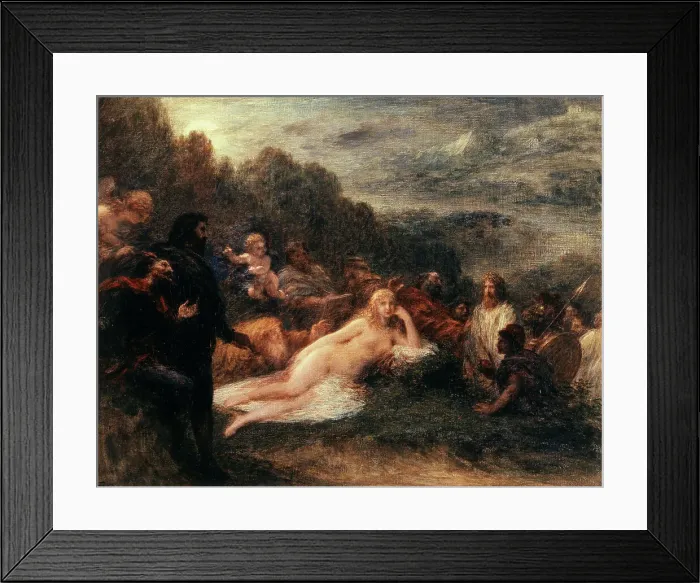 Framed Print : Hélène, 1892. Creator: Henri Fantin-Latour Framed Print : Hélène, 1892. Creator: Henri Fantin-Latour