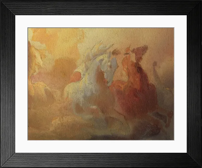Framed Print : Esquisse pour l'Hôtel de Ville de Paris : Le char du soleil, c.1851. Creator: Léon Cogniet Framed Print : Esquisse pour l'Hôtel de Ville de Paris : Le char du soleil, c.1851. Creator: Léon Cogniet