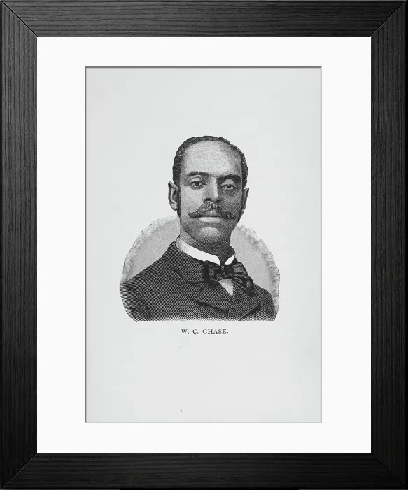 Framed Print : W. C. Chase, 1887. Creator: Unknown Framed Print : W. C. Chase, 1887. Creator: Unknown