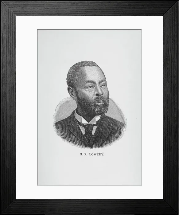 Framed Print : S. R. Lowery, 1887. Creator: Unknown Framed Print : S. R. Lowery, 1887. Creator: Unknown