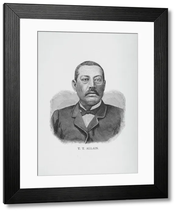 Framed Print : T. T. Allain, 1887. Creator: Unknown Framed Print : T. T. Allain, 1887. Creator: Unknown