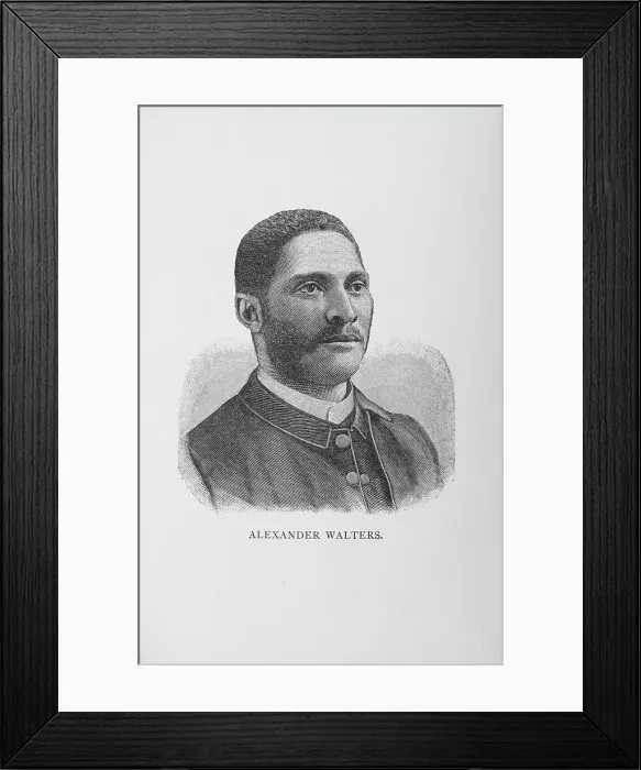 Framed Print : Alexander Walters, 1887. Creator: Unknown Framed Print : Alexander Walters, 1887. Creator: Unknown