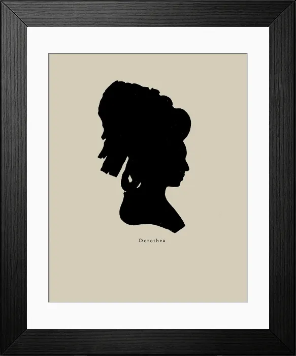 Framed Print : Dorothea Veit-Schlegel (1764-1839), née Brendel Mendelssohn. Creator: Anonymous Framed Print : Dorothea Veit-Schlegel (1764-1839), née Brendel Mendelssohn. Creator: Anonymous