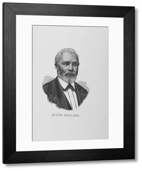 Framed Print : Justin Holland, 1887. Creator: Unknown Framed Print : Justin Holland, 1887. Creator: Unknown