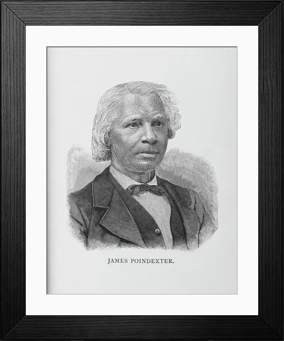 Framed Print : James Poindexter, 1887. Creator: Unknown Framed Print : James Poindexter, 1887. Creator: Unknown