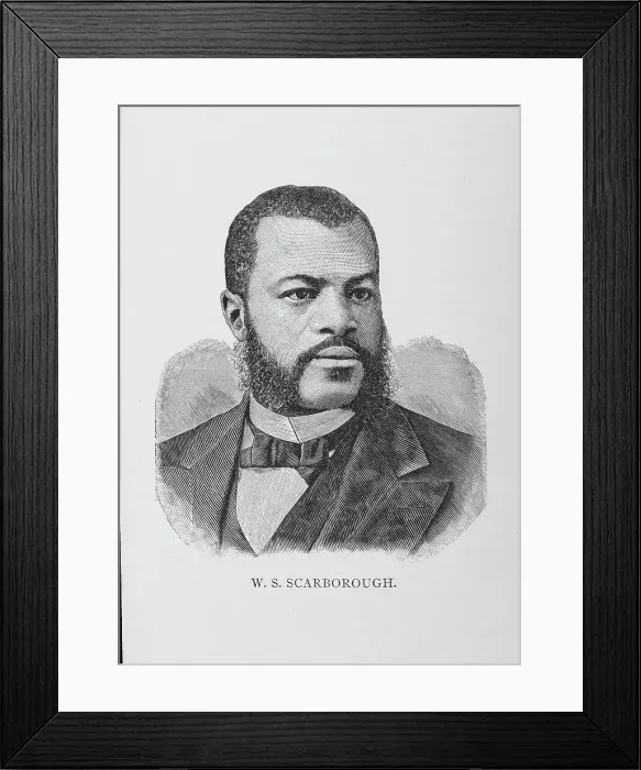 Framed Print : W. S. Scarborough, 1887. Creator: Unknown Framed Print : W. S. Scarborough, 1887. Creator: Unknown
