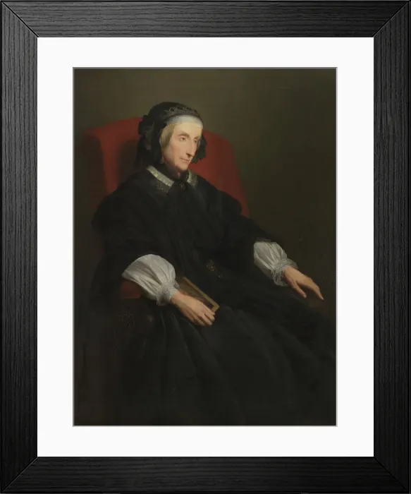 Framed Print : Portrait de la Reine Marie-Amélie en deuil, c1857. Creator: Workshop of Ary Scheffer Framed Print : Portrait de la Reine Marie-Amélie en deuil, c1857. Creator: Workshop of Ary Scheffer