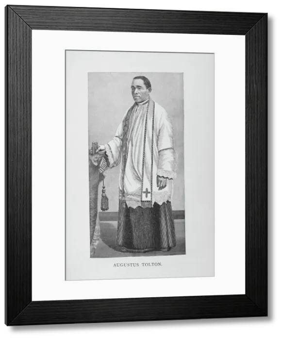 Framed Print : Augustus Tolton, 1887. Creator: Unknown Framed Print : Augustus Tolton, 1887. Creator: Unknown