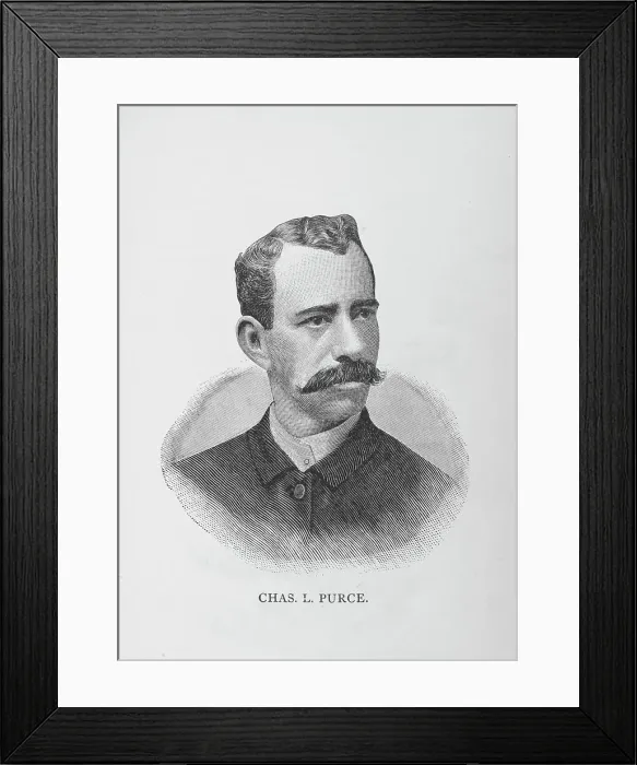 Framed Print : Chas. L. Purce, 1887. Creator: Unknown Framed Print : Chas. L. Purce, 1887. Creator: Unknown