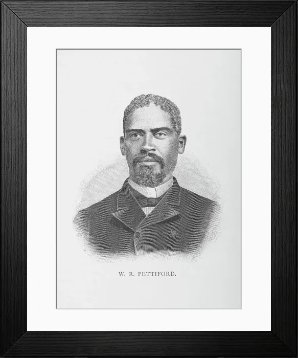 Framed Print : W. R. Pettiford, 1887. Creator: Unknown Framed Print : W. R. Pettiford, 1887. Creator: Unknown