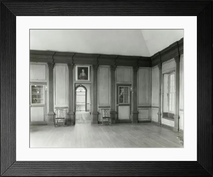 Framed Print : Stratford Hall, 786 Great House Road, Stratford, Westmoreland County, Virginia, c1932. Creator: Frances Benjamin Johnston. Stratford Hall, 786 Great House Road, Stratford, Westmoreland County, Virginia, c1932