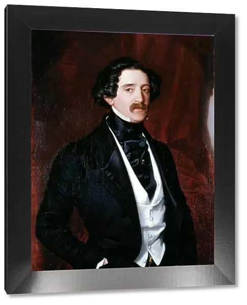 Portrait d'Edouard Caillard, 1847. Creator: Victor-Louis Mottez