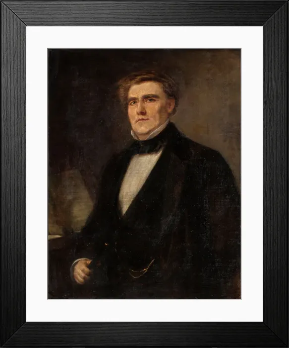 Framed Print : Portrait of the composer Carl Loewe (1796-1869), 1890. Creator: Grün, Julius (1823-1896) Framed Print : Portrait of the composer Carl Loewe (1796-1869), 1890. Creator: Grün, Julius (1823-1896)