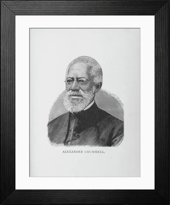 Framed Print : Alexander Crummell, 1887. Creator: Unknown Framed Print : Alexander Crummell, 1887. Creator: Unknown