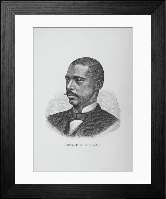 Framed Print : George W. Williams, 1887. Creator: Unknown Framed Print : George W. Williams, 1887. Creator: Unknown