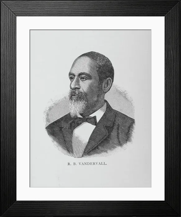 Framed Print : R. B. Vandervall, 1887. Creator: Unknown Framed Print : R. B. Vandervall, 1887. Creator: Unknown