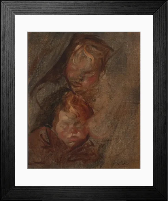 Framed Print : Têtes d'enfants, 1896. Creator: Jacques Emile Blanche Framed Print : Têtes d'enfants, 1896. Creator: Jacques Emile Blanche