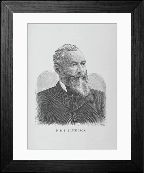 Framed Print : P. B. S. Pinchback, 1887. Creator: Unknown