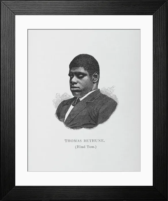 Framed Print : Thomas Bethune (Blind Tom), 1887. Creator: Unknown Framed Print : Thomas Bethune (Blind Tom), 1887. Creator: Unknown