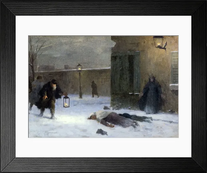 Framed Print : Esquisse pour le cabinet du préfet à l'Hôtel de Ville : La recherche des blessés durant... 1889. Creator: Paul Albert Baudouin Framed Print : Esquisse pour le cabinet du préfet à l'Hôtel de Ville : La recherche des blessés durant... 1889. Creator: Paul Albert Baudouin