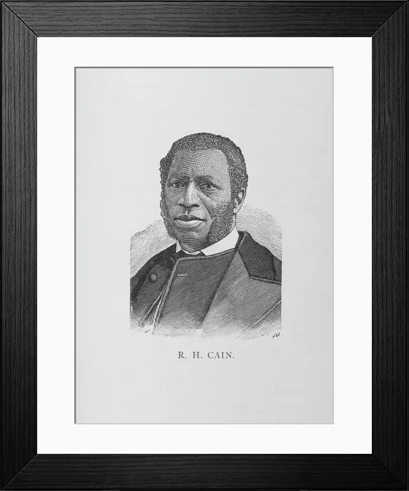 Framed Print : R. H. Cain, 1887. Creator: Unknown Framed Print : R. H. Cain, 1887. Creator: Unknown