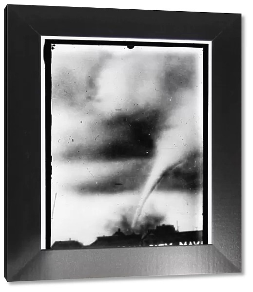 Tornado, Oklahoma City, May, between 1913 and 1917. Creator: Harris & Ewing. Tornado, Oklahoma City, May, between 1913 and 1917. Creator: Harris & Ewing