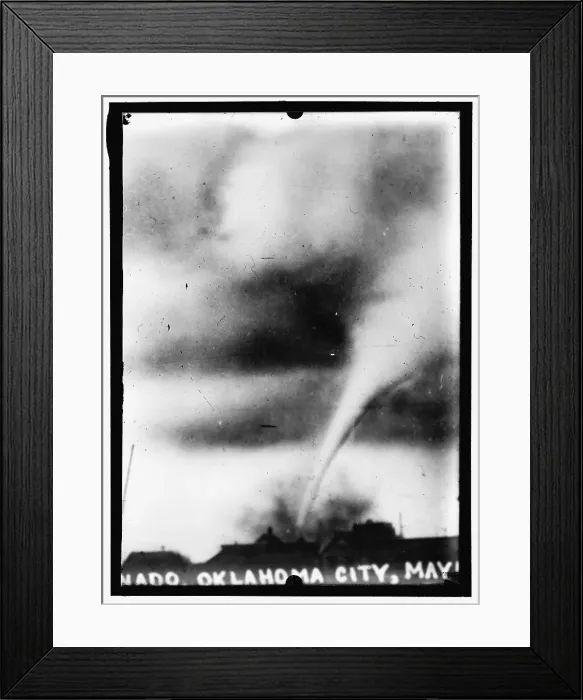 Framed Print : Tornado, Oklahoma City, May, between 1913 and 1917. Creator: Harris & Ewing. Tornado, Oklahoma City, May, between 1913 and 1917. Creator: Harris & Ewing Framed Print : Tornado, Oklahoma City, May, between 1913 and 1917. Creator: Harris & Ewing. Tornado, Oklahoma City, May, between 1913 and 1917. Creator: Harris & Ewing