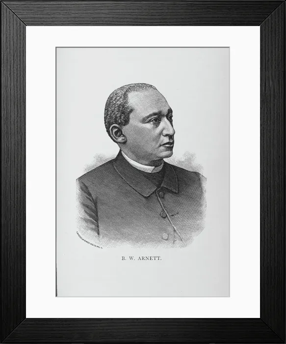 Framed Print : B. W. Arnett, 1887. Creator: Unknown Framed Print : B. W. Arnett, 1887. Creator: Unknown