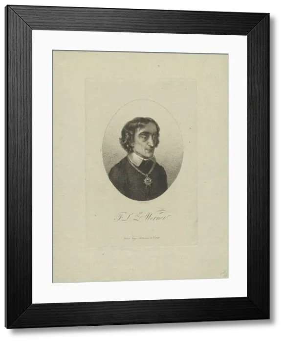 Framed Print : Portrait of the poet Friedrich Ludwig Zacharias Werner (1768-1823). Creator: Ender, Johann Nepomuk (1793-1854) Framed Print : Portrait of the poet Friedrich Ludwig Zacharias Werner (1768-1823). Creator: Ender, Johann Nepomuk (1793-1854)
