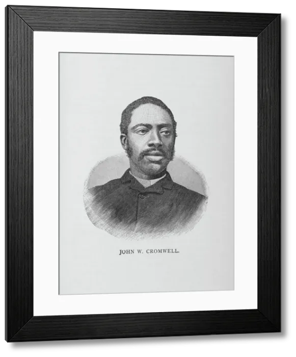 Framed Print : John W. Cromwell, 1887. Creator: Unknown Framed Print : John W. Cromwell, 1887. Creator: Unknown