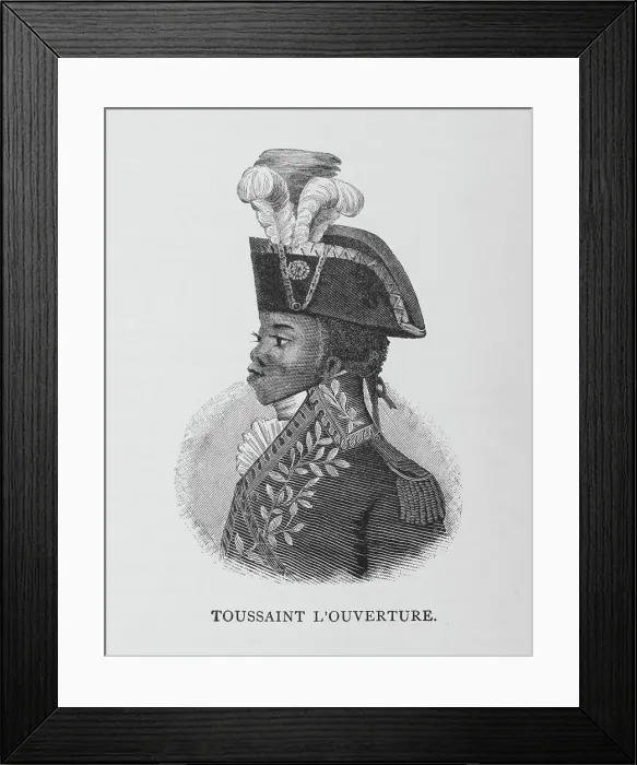 Framed Print : Toussaint L'Ouverture, 1887. Creator: Unknown Framed Print : Toussaint L'Ouverture, 1887. Creator: Unknown