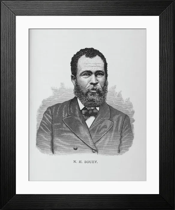Framed Print : N. H. Bouey, 1887. Creator: Unknown Framed Print : N. H. Bouey, 1887. Creator: Unknown