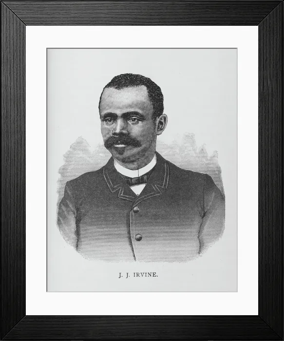 Framed Print : J. J. Irvine, 1887. Creator: Unknown Framed Print : J. J. Irvine, 1887. Creator: Unknown