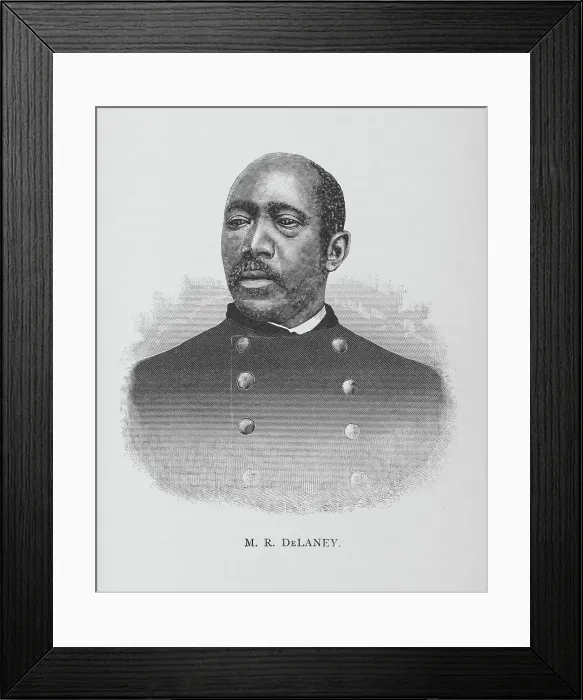 Framed Print : M. R. DeLaney, 1887. Creator: Unknown Framed Print : M. R. DeLaney, 1887. Creator: Unknown