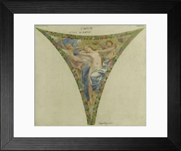 Framed Print : Esquisse pour l'escalier des fêtes de l'Hôtel de Ville - L'Aurore, 1901. Creator: Joseph Blanc Framed Print : Esquisse pour l'escalier des fêtes de l'Hôtel de Ville - L'Aurore, 1901. Creator: Joseph Blanc