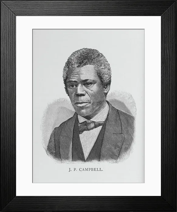 Framed Print : J. P. Campbell, 1887. Creator: Unknown Framed Print : J. P. Campbell, 1887. Creator: Unknown