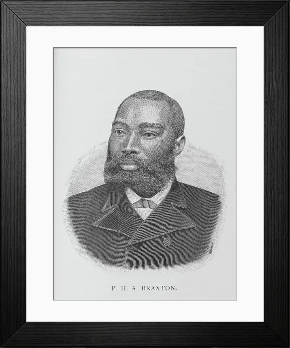 Framed Print : P. H. A. Braxton, 1887. Creator: Unknown Framed Print : P. H. A. Braxton, 1887. Creator: Unknown