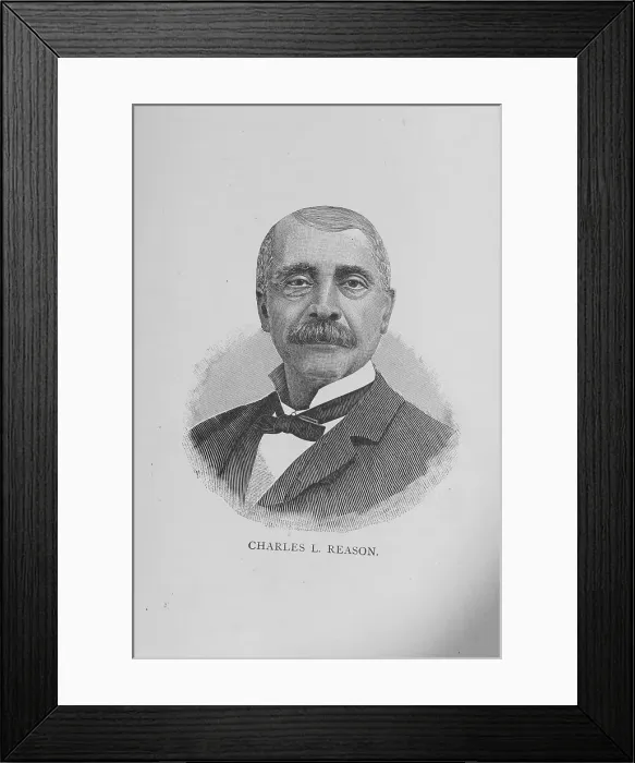 Framed Print : Charles L. Reason, 1887. Creator: Unknown Framed Print : Charles L. Reason, 1887. Creator: Unknown