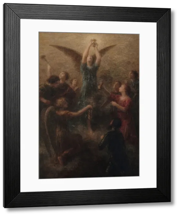 Framed Print : Le Graal. Prélude de Lohengrin, 1902. Creator: Henri Fantin-Latour Framed Print : Le Graal. Prélude de Lohengrin, 1902. Creator: Henri Fantin-Latour