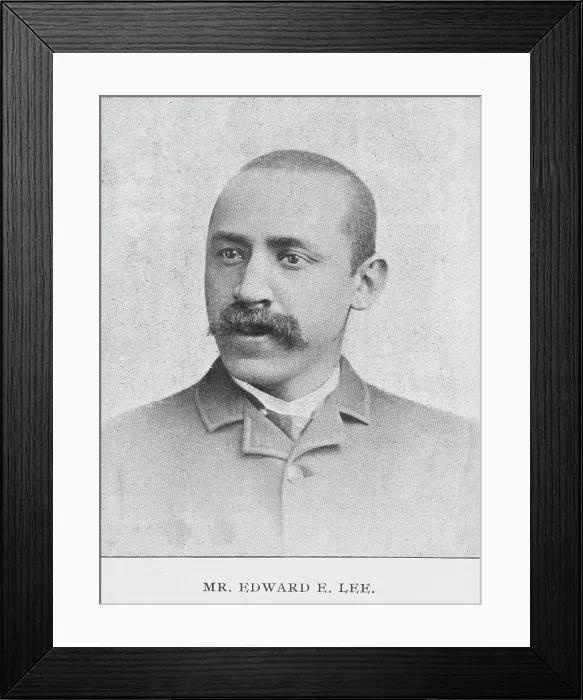 Framed Print : Mr. Edward E. Lee, 1897. Creator: Unknown Framed Print : Mr. Edward E. Lee, 1897. Creator: Unknown
