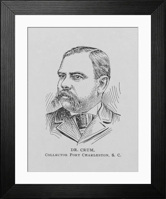 Framed Print : Dr. Crum; Collector Port Charleston, S.C. 1903. Creator: Unknown Framed Print : Dr. Crum; Collector Port Charleston, S.C. 1903. Creator: Unknown