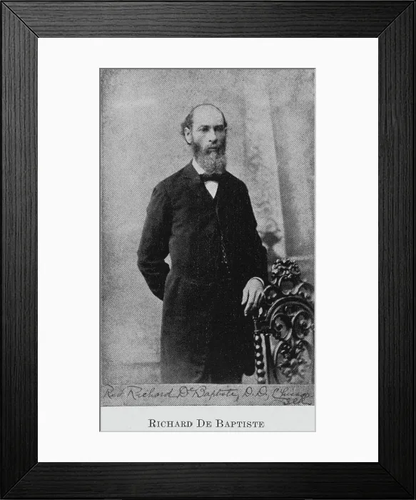 Framed Print : Richard De Baptiste, 1921. Creator: Unknown Framed Print : Richard De Baptiste, 1921. Creator: Unknown