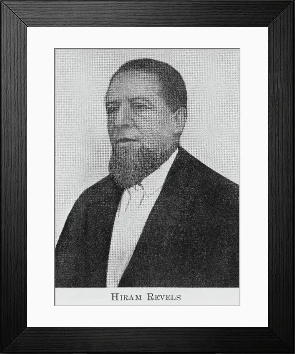 Framed Print : Hiram Revels, 1921. Creator: Unknown